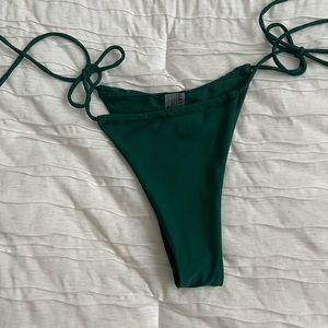 Hunter green bikini bottom ( brand new)